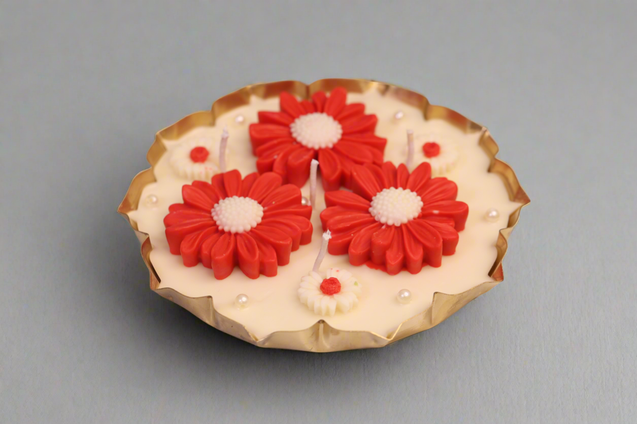 Daisy Charm Urli Candle