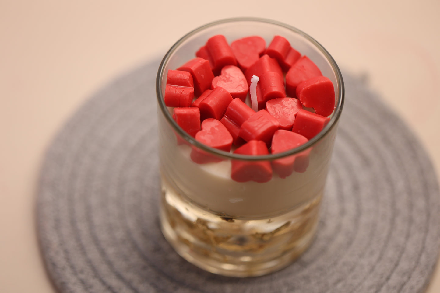 Glowing Hearts Jar Scented Candle