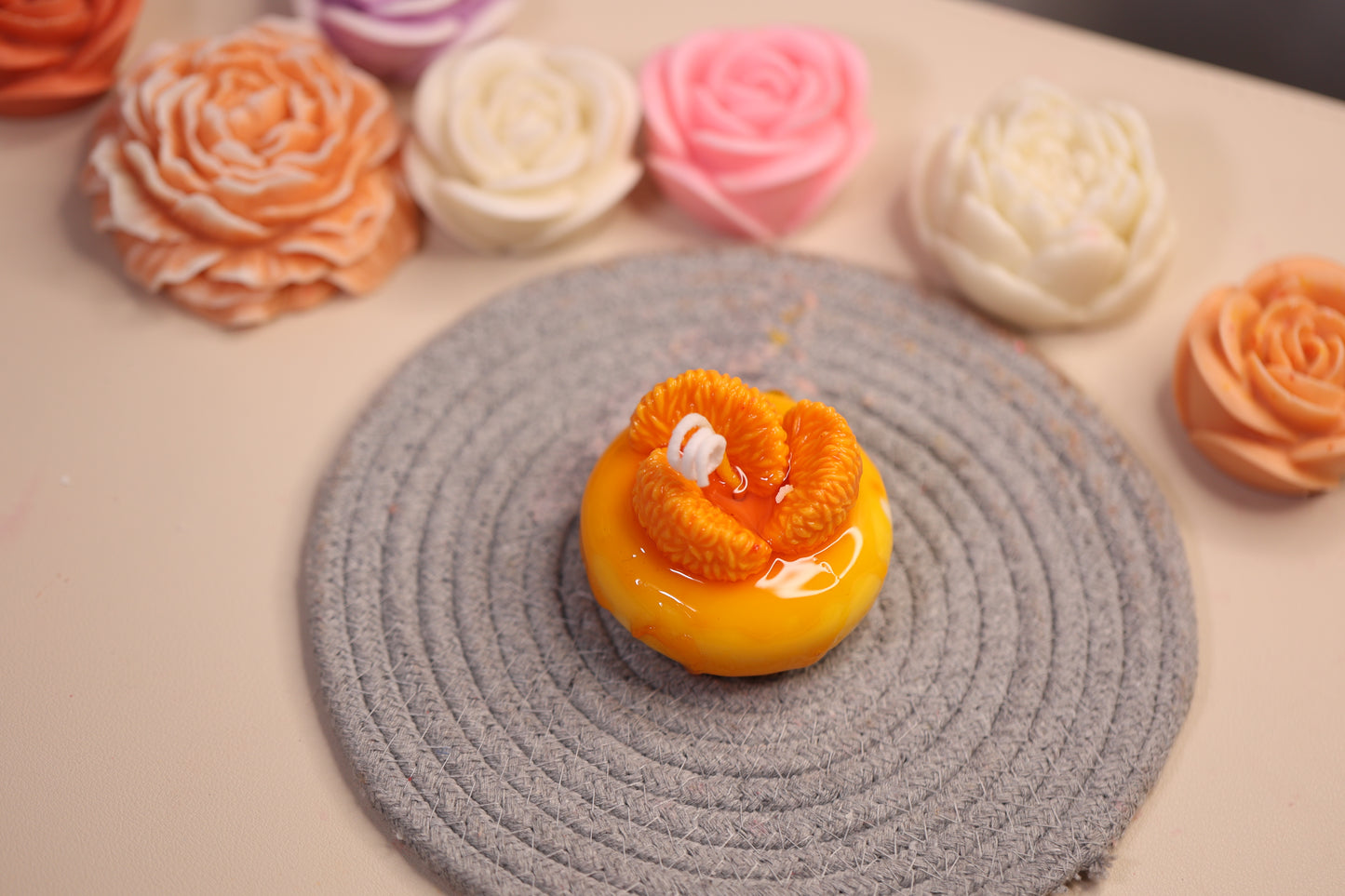 Orange Panna Cotta Candle