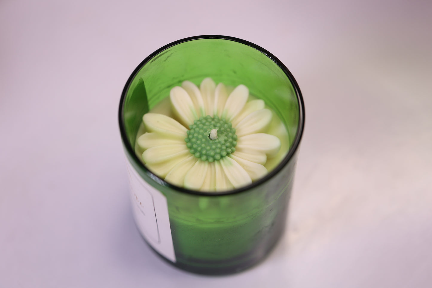 Daisy Glass Jar Scented Candle