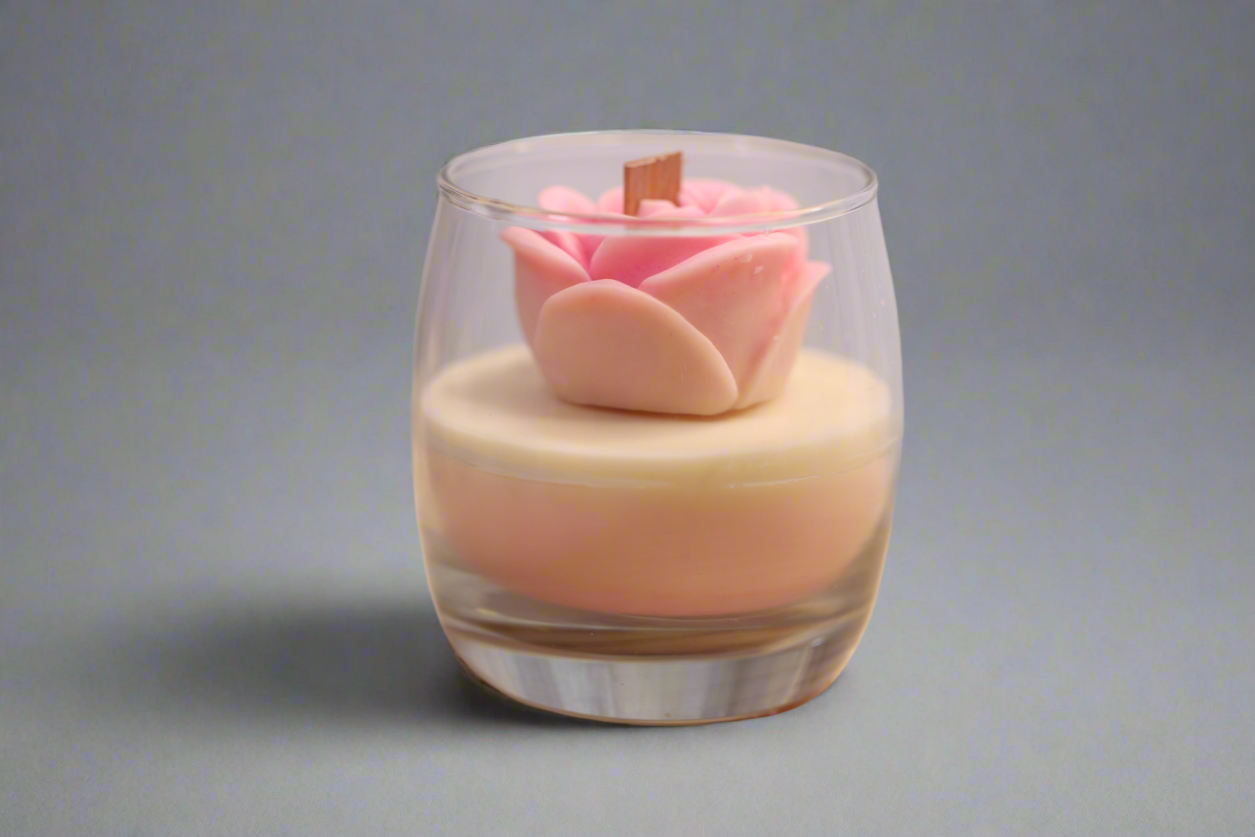 Rose Bloom Scented Candle