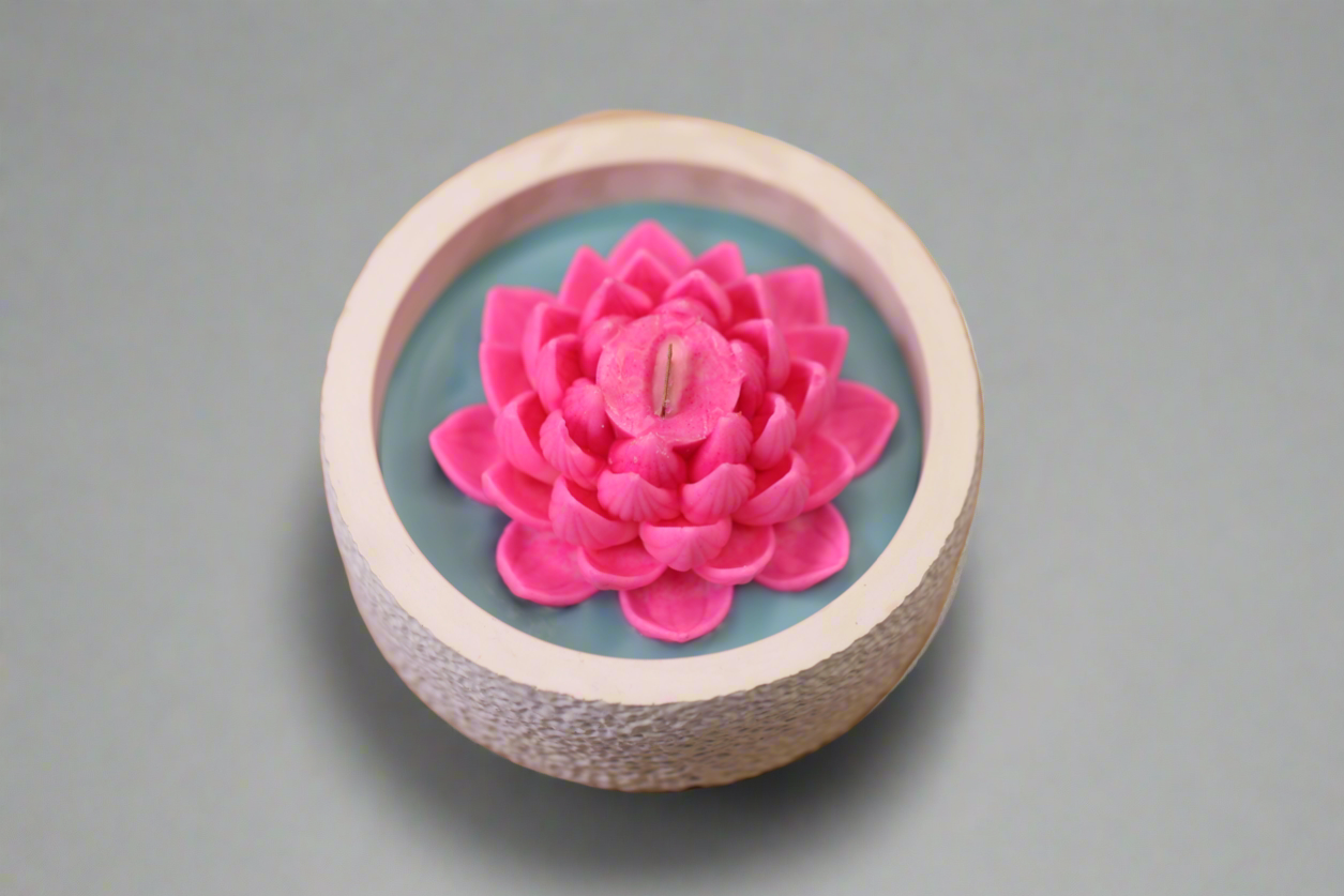 Zen Lotus Candle