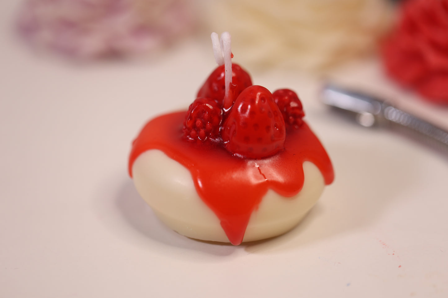 Strawberry Panna Cotta Candle