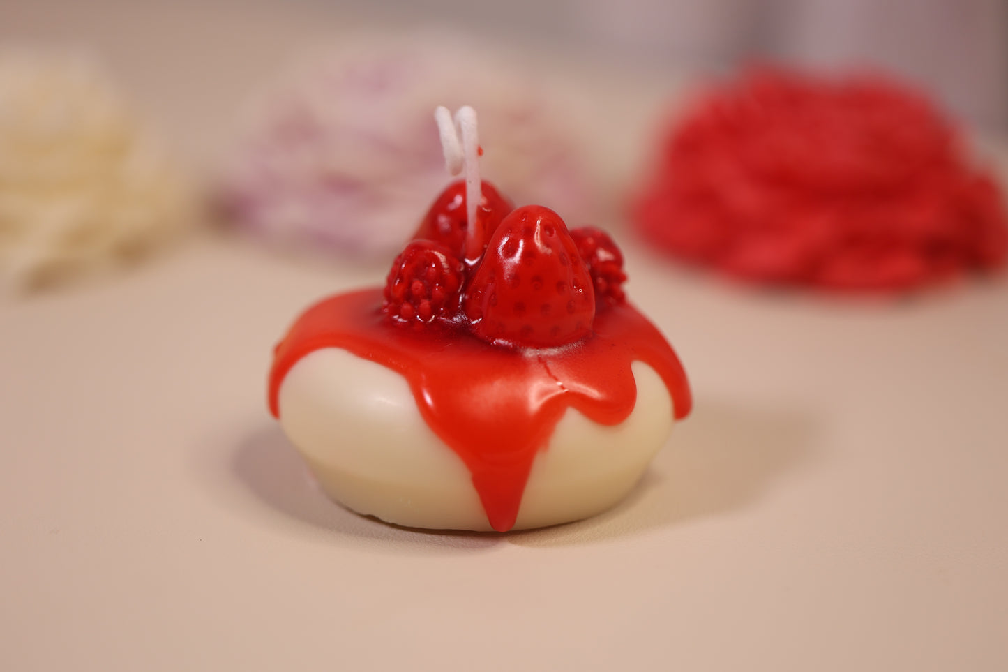 Strawberry Panna Cotta Candle