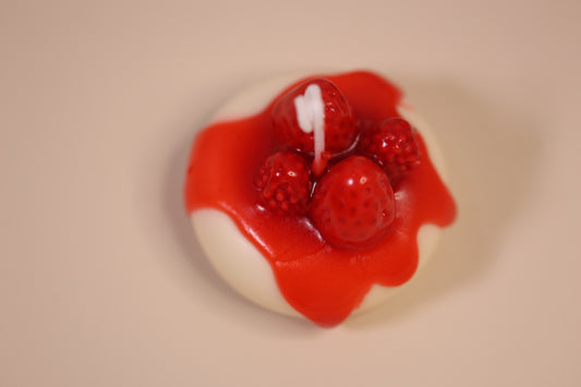 Strawberry Panna Cotta Candle