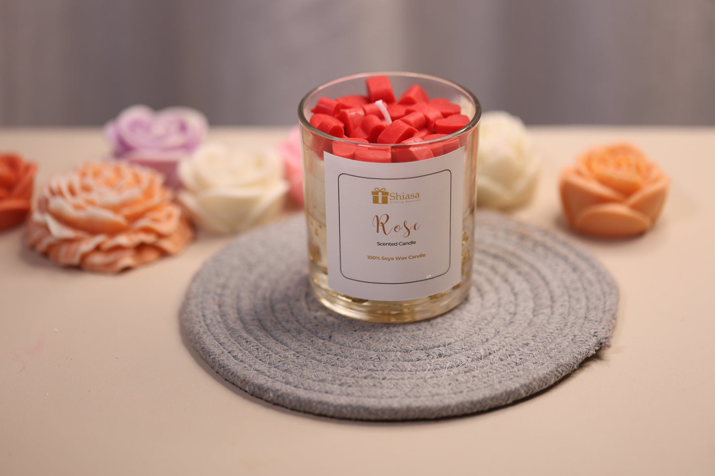 Glowing Hearts Jar Scented Candle