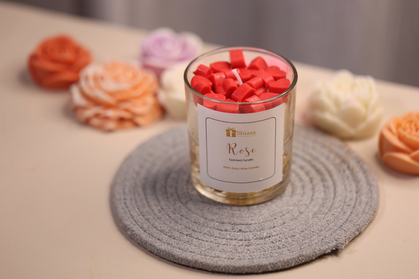 Glowing Hearts Jar Scented Candle