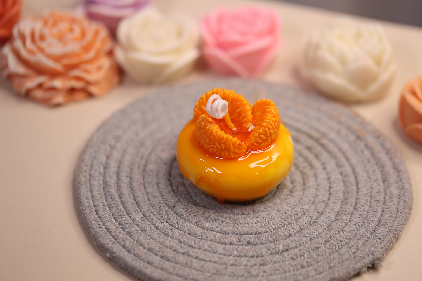 Orange Panna Cotta Candle