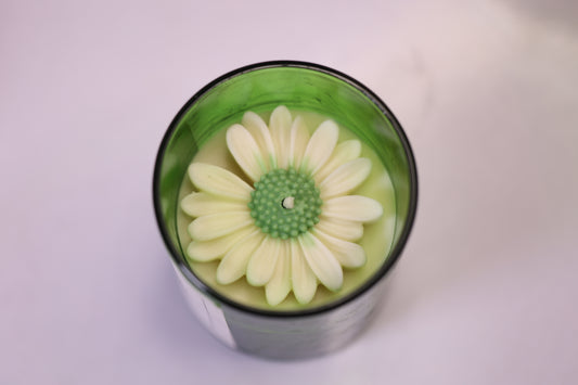 Daisy Glass Jar Scented Candle