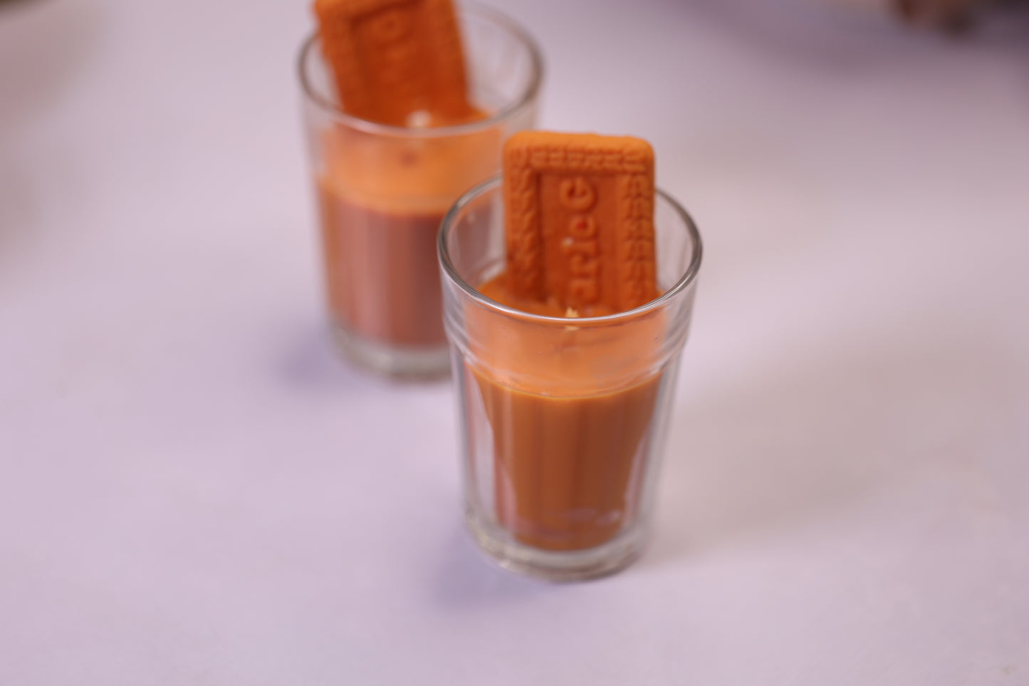 Chai and Parle G Candle (set of 2)