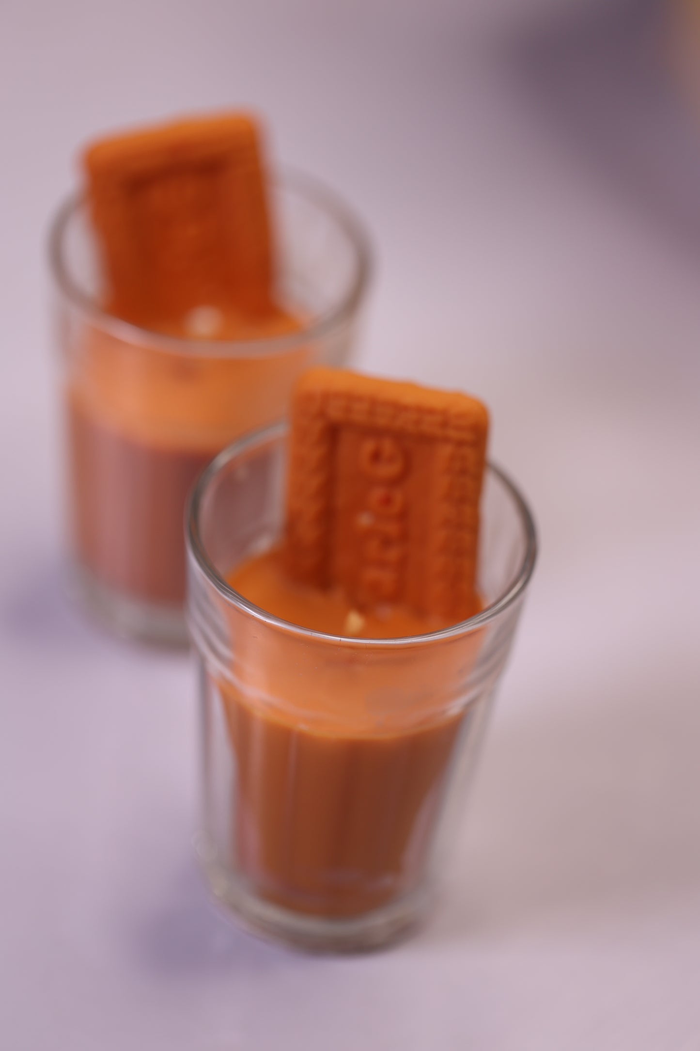 Chai and Parle G Candle (set of 2)