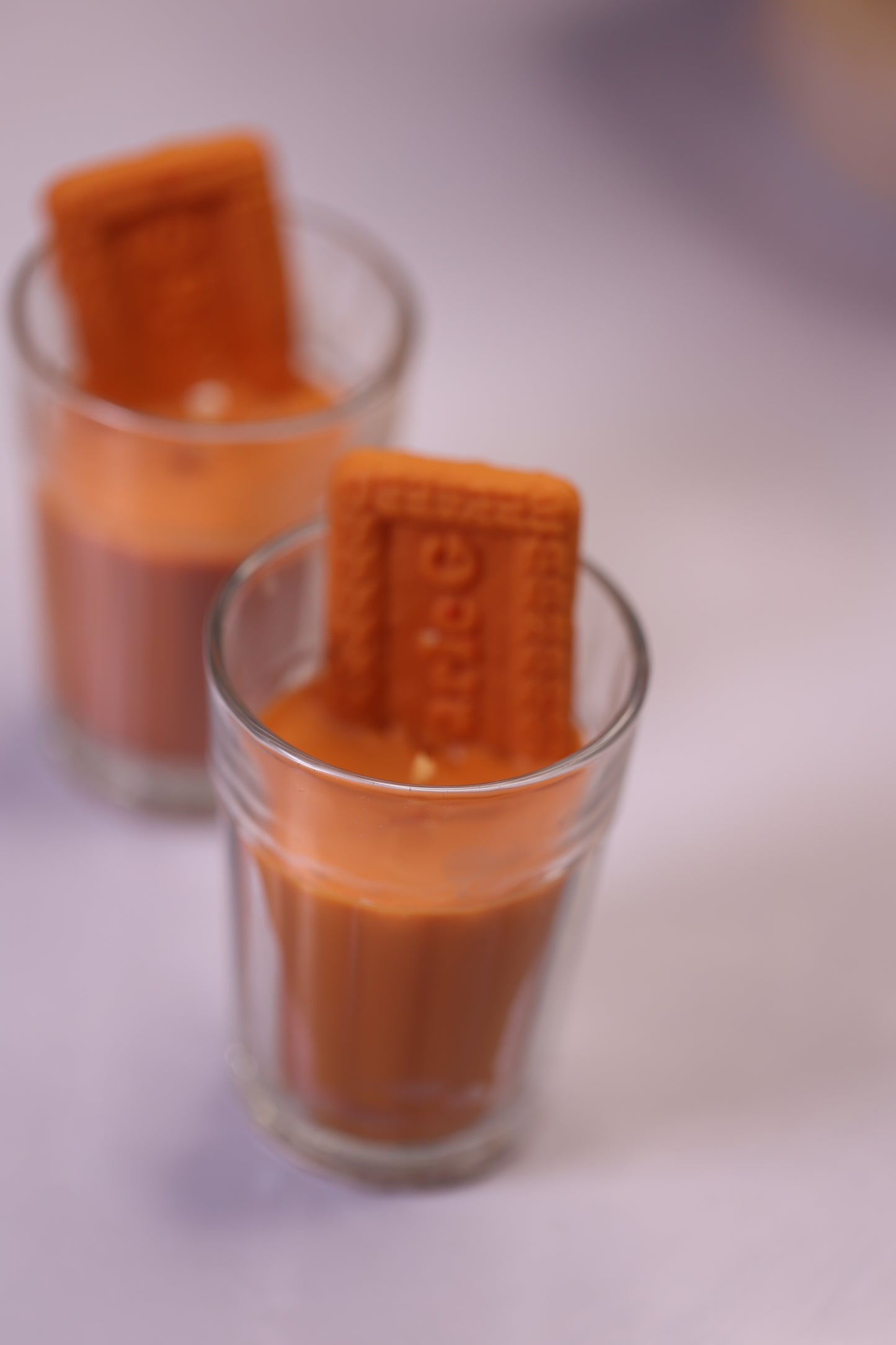 Chai and Parle G Candle (set of 2)