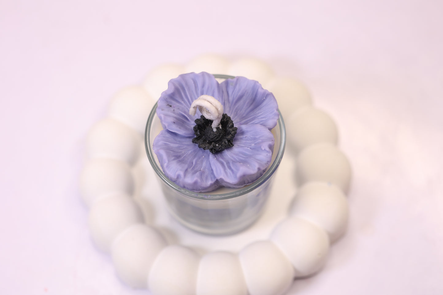 Flower Marble Shots Candle