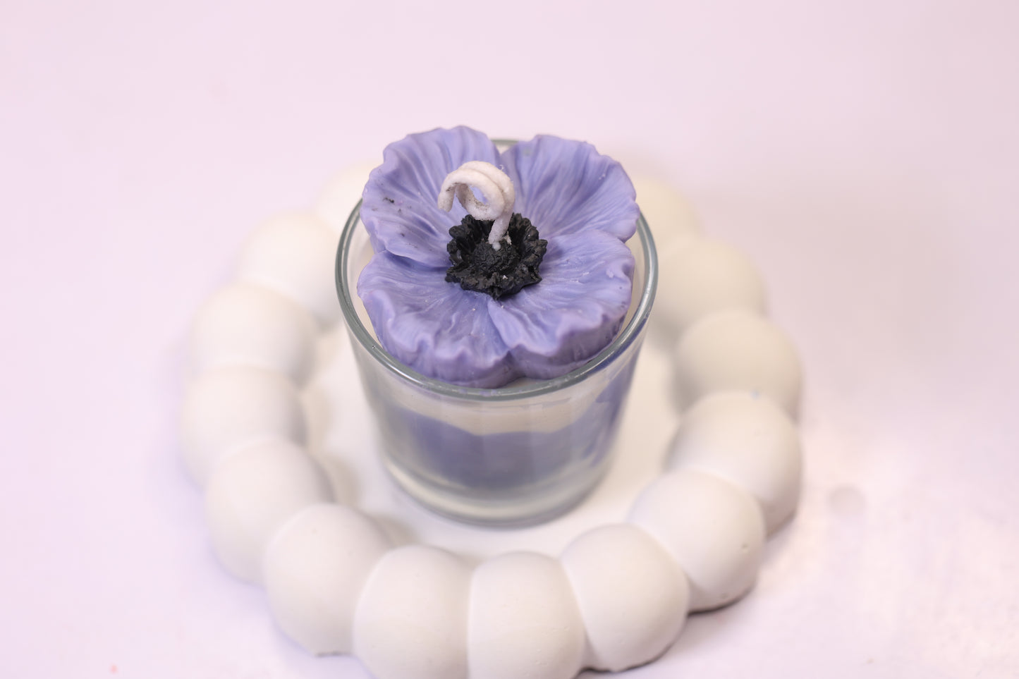 Flower Marble Shots Candle
