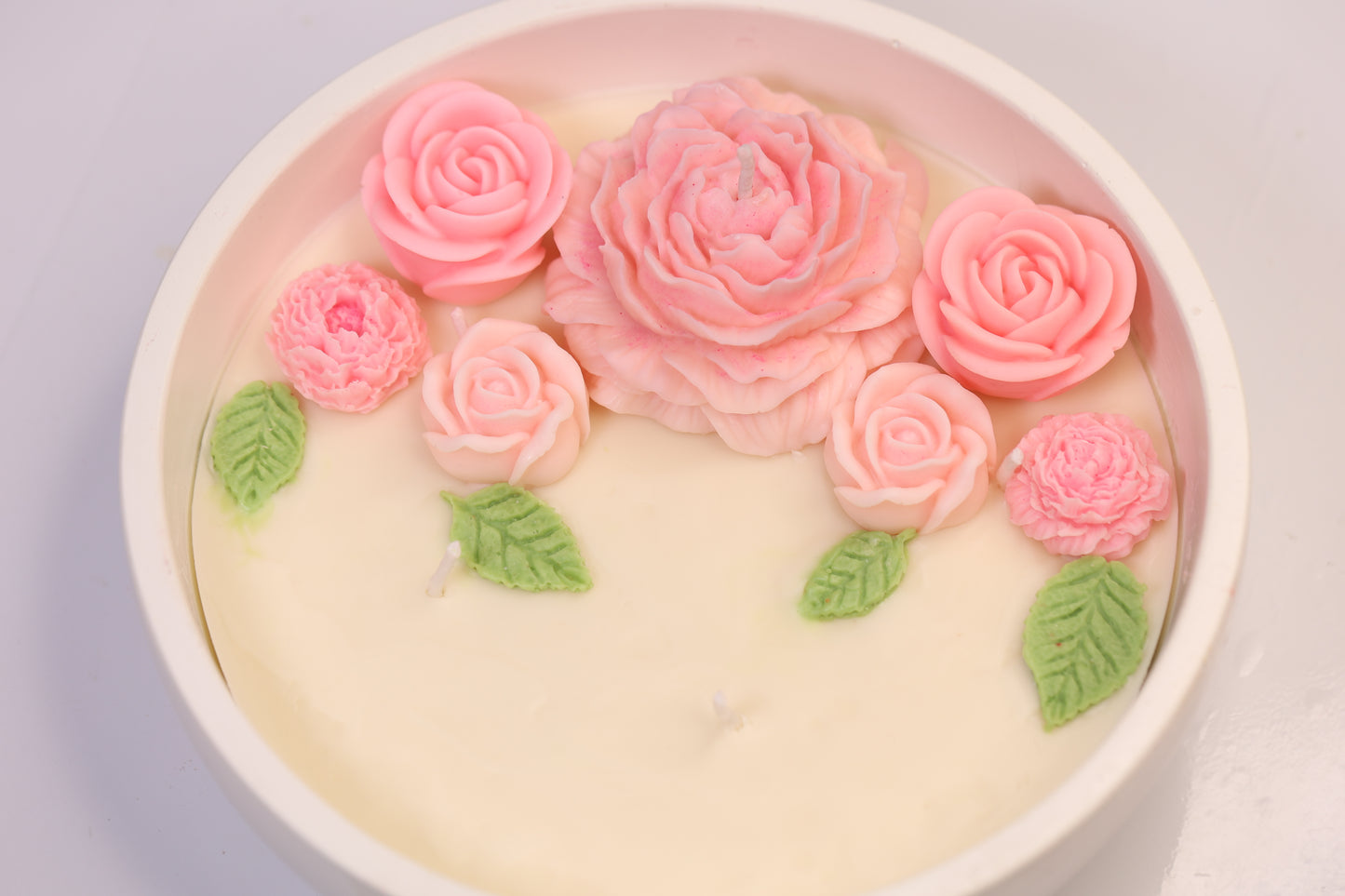 Big Flower Bowl Candle
